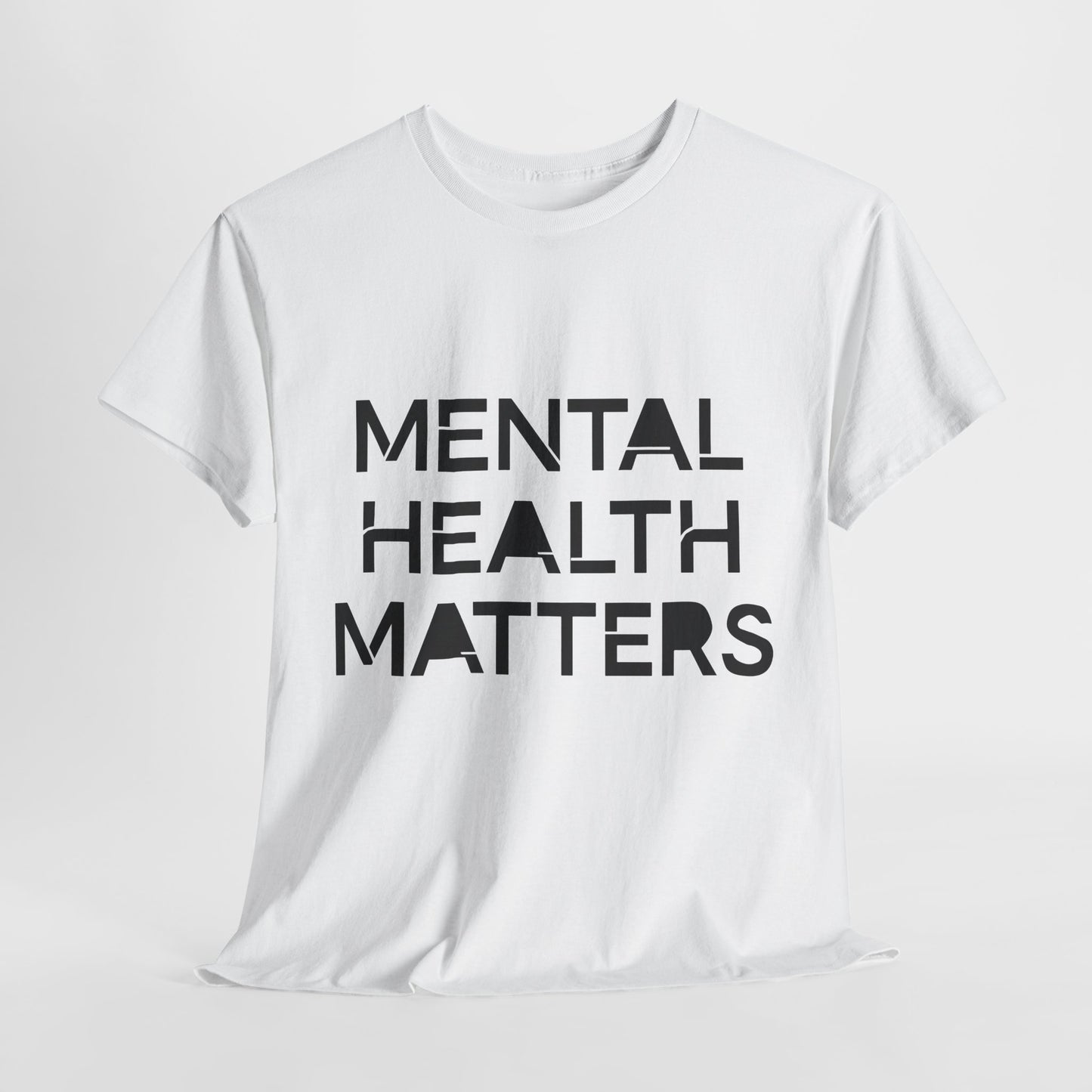 Mental Health Matters Unisex Heavy Cotton T-Shirt – Spread Awareness with Style