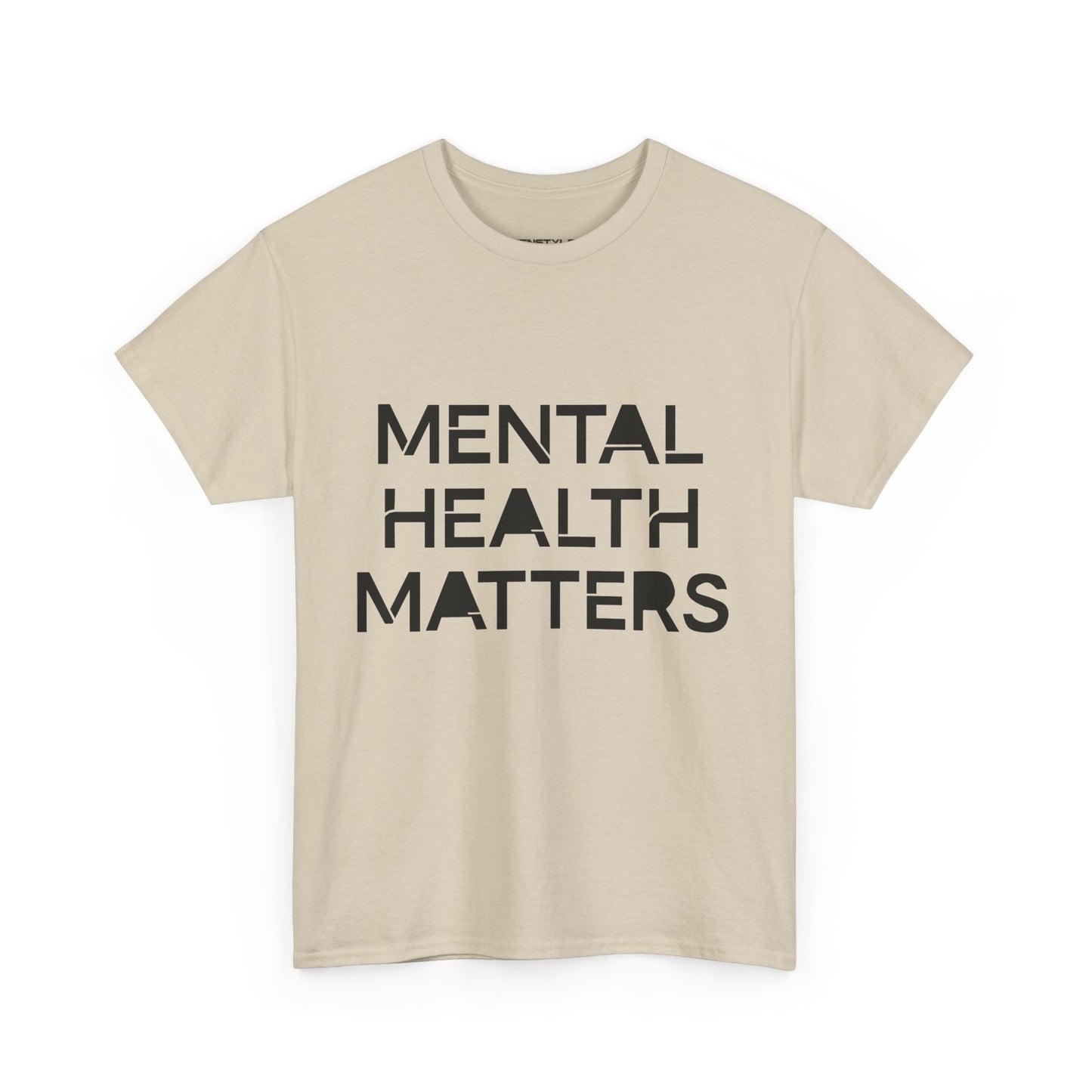 Mental Health Matters Unisex Heavy Cotton T-Shirt – Spread Awareness with Style