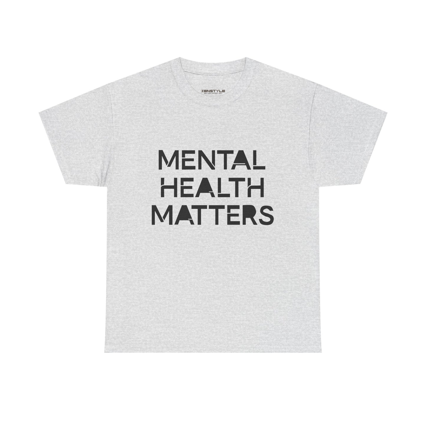 Mental Health Matters Unisex Heavy Cotton T-Shirt – Spread Awareness with Style
