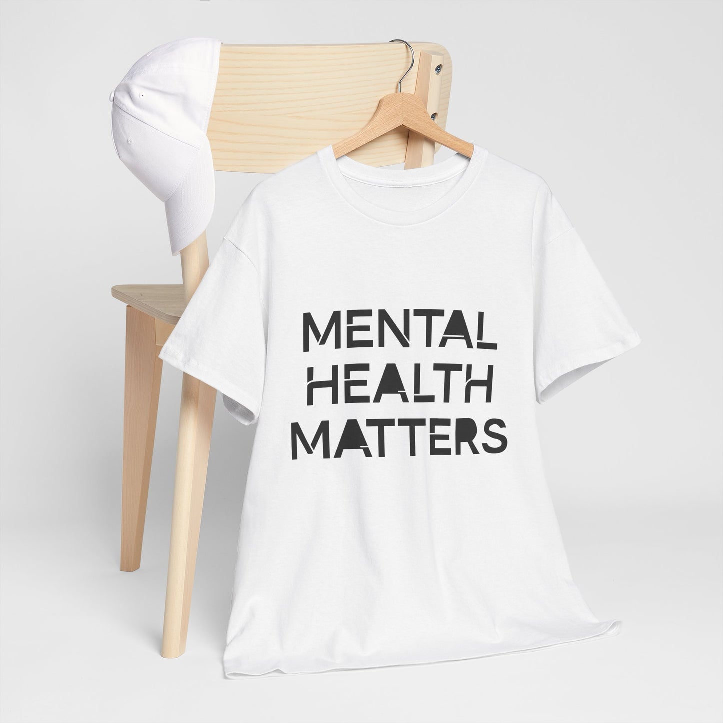 Mental Health Matters Unisex Heavy Cotton T-Shirt – Spread Awareness with Style