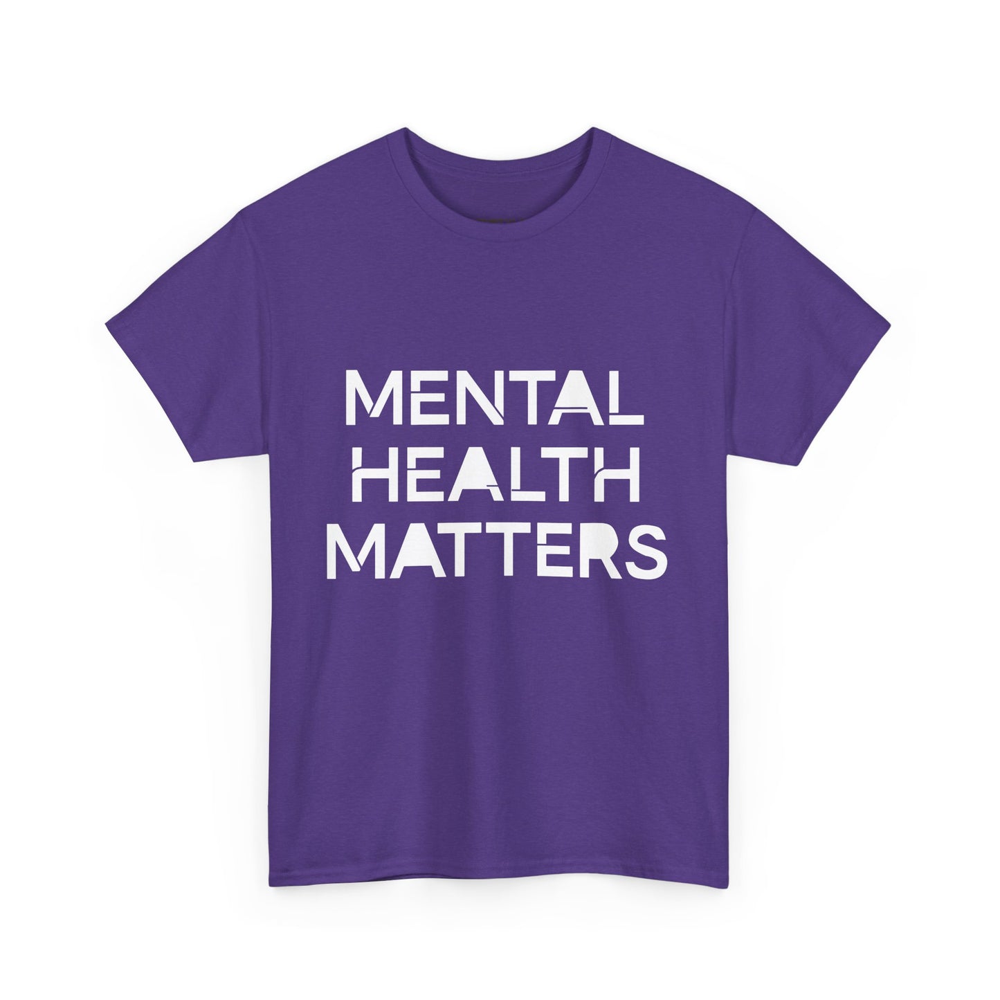 Mental Health Matters Unisex Heavy Cotton T-Shirt – Spread Awareness with Style