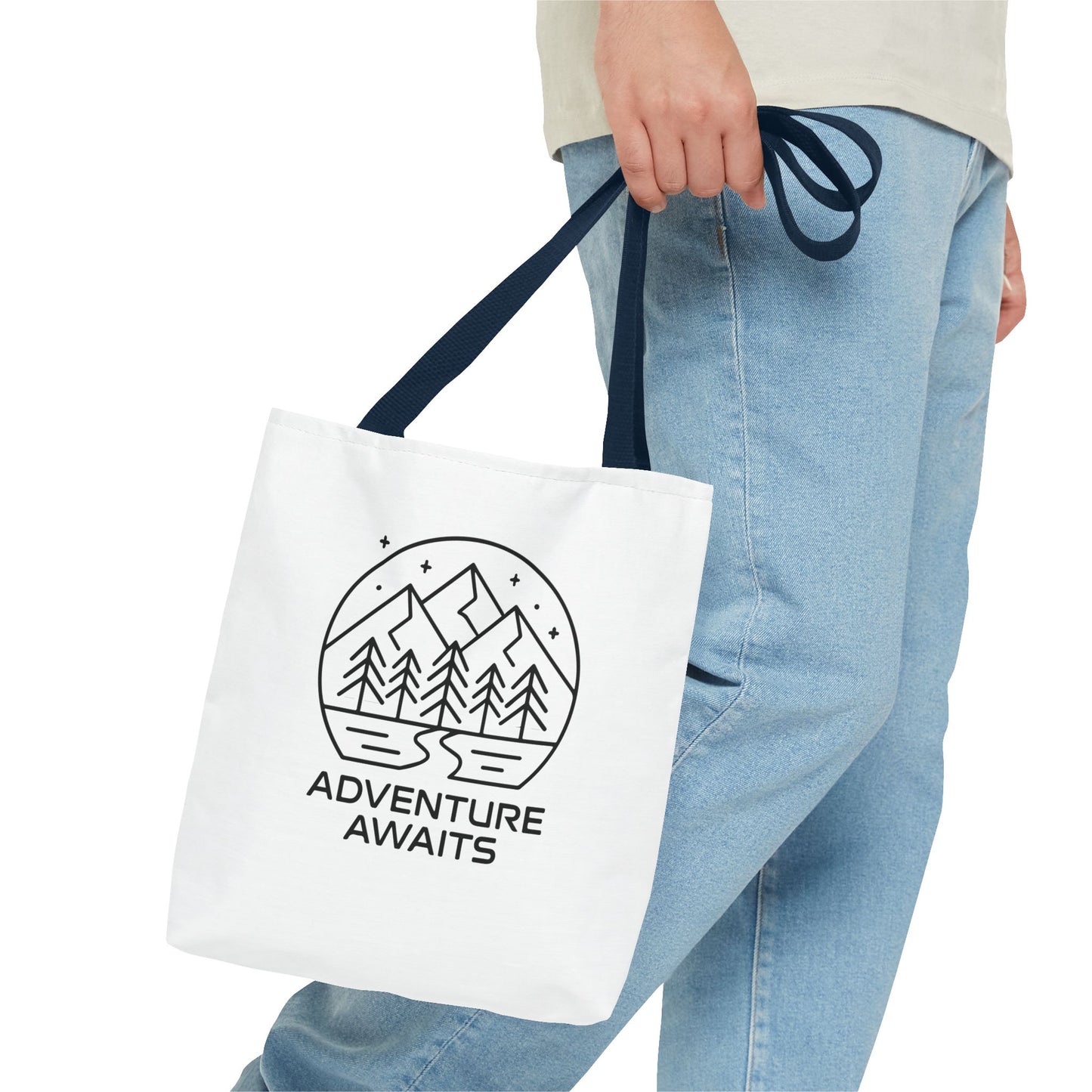 Adventure Awaits – Eco-Friendly Tote Bag for Nature Lovers, Travel Companion, Outdoor Enthusiast Gift, Camping Tote.