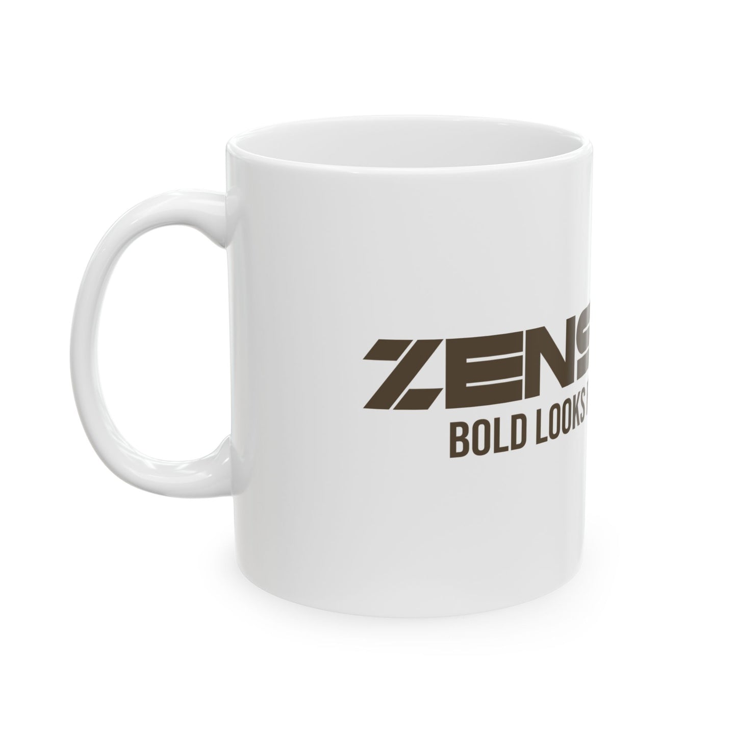 Bold Spirit Ceramic Mug – Perfect for Coffee Lovers, Gift for Brave Souls, Motivational Drinkware for Brave Souls, Unique Kitchen Decor, Home Office | ZenStyle Original