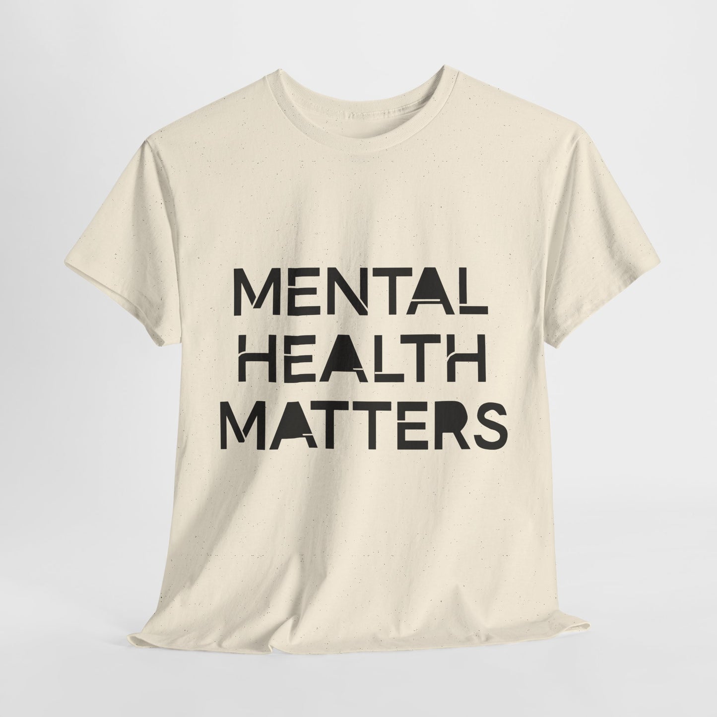 Mental Health Matters Unisex Heavy Cotton T-Shirt – Spread Awareness with Style