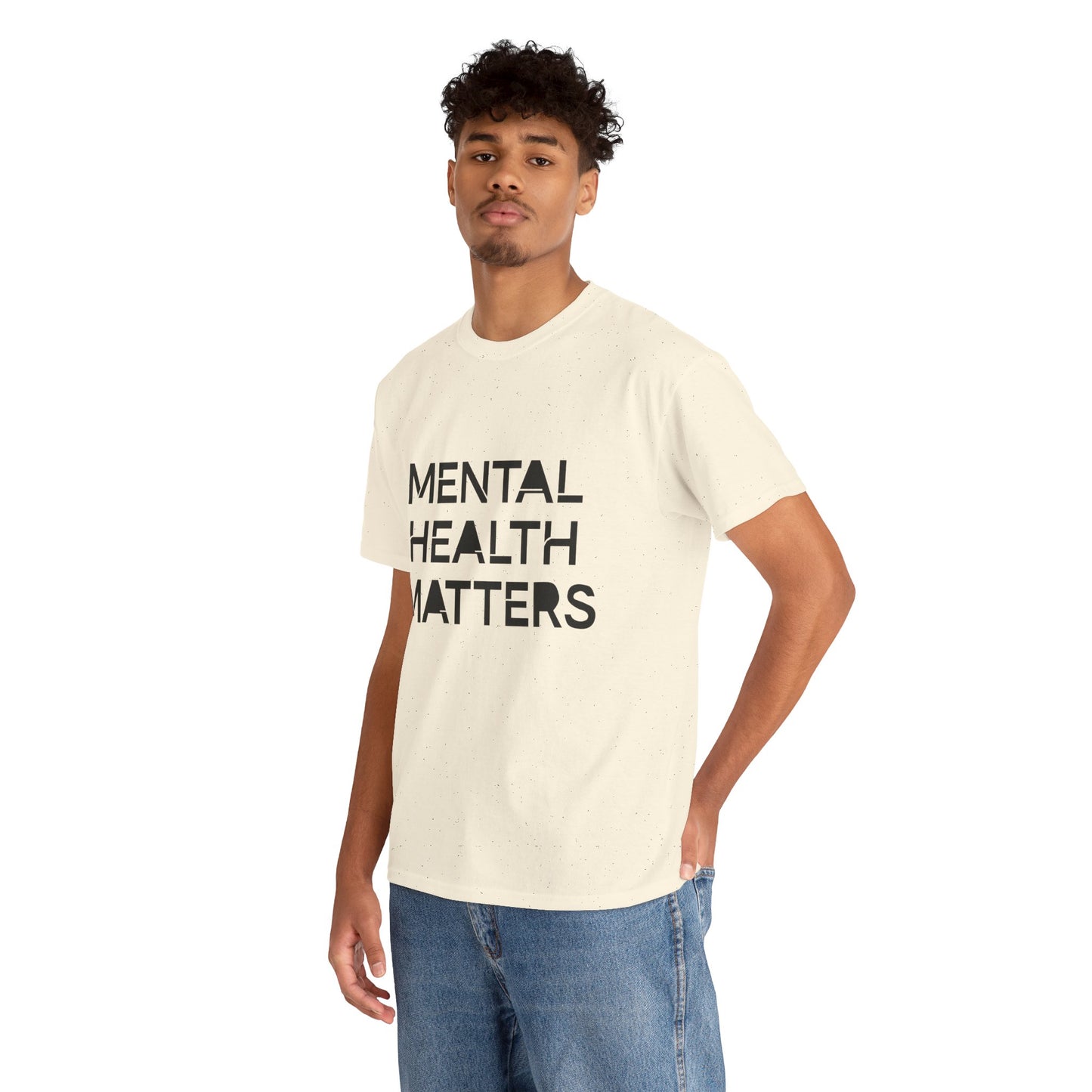 Mental Health Matters Unisex Heavy Cotton T-Shirt – Spread Awareness with Style