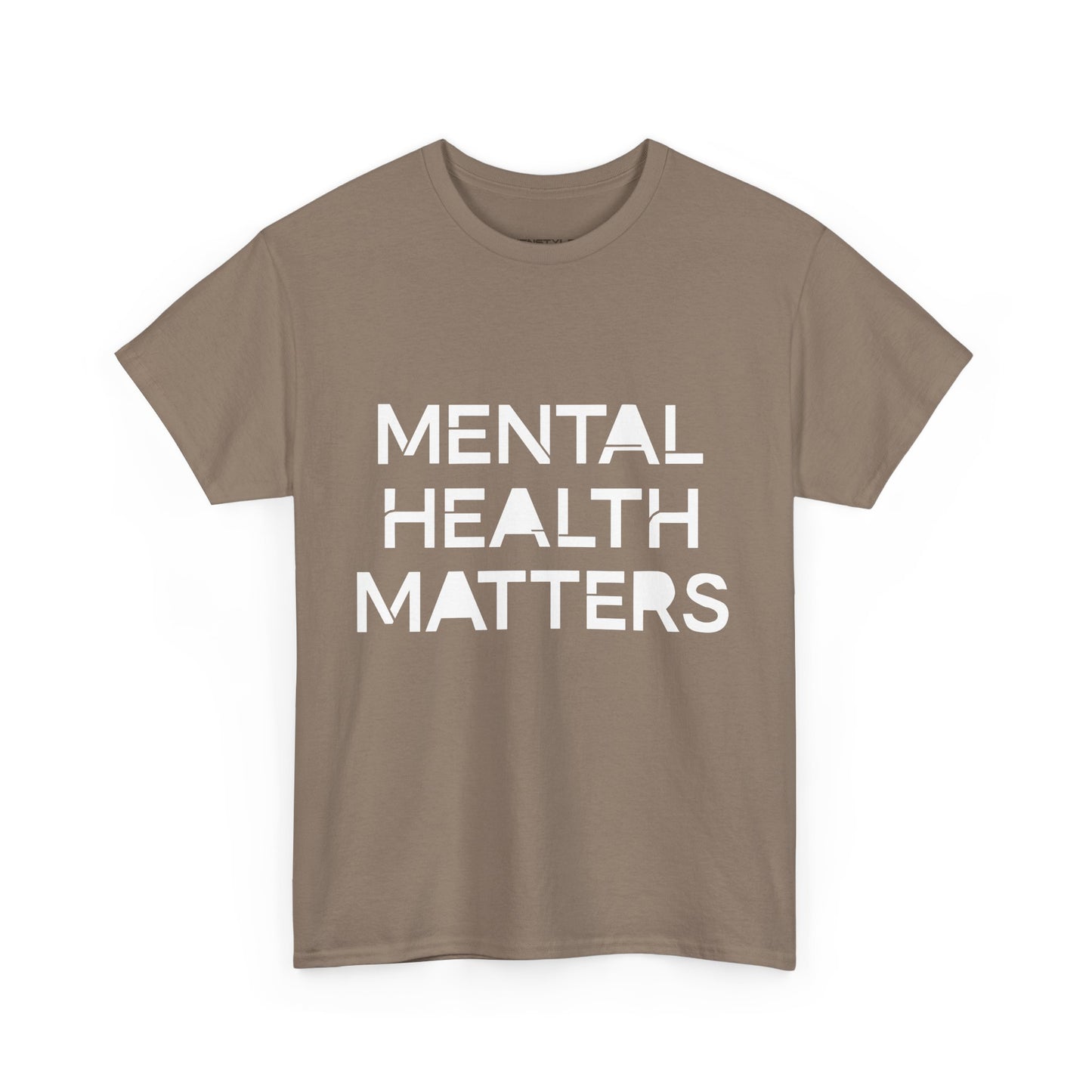 Mental Health Matters Unisex Heavy Cotton T-Shirt – Spread Awareness with Style