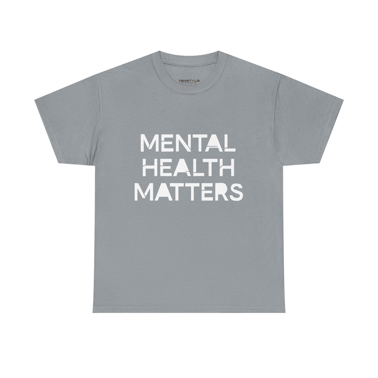 Mental Health Matters Unisex Heavy Cotton T-Shirt – Spread Awareness with Style