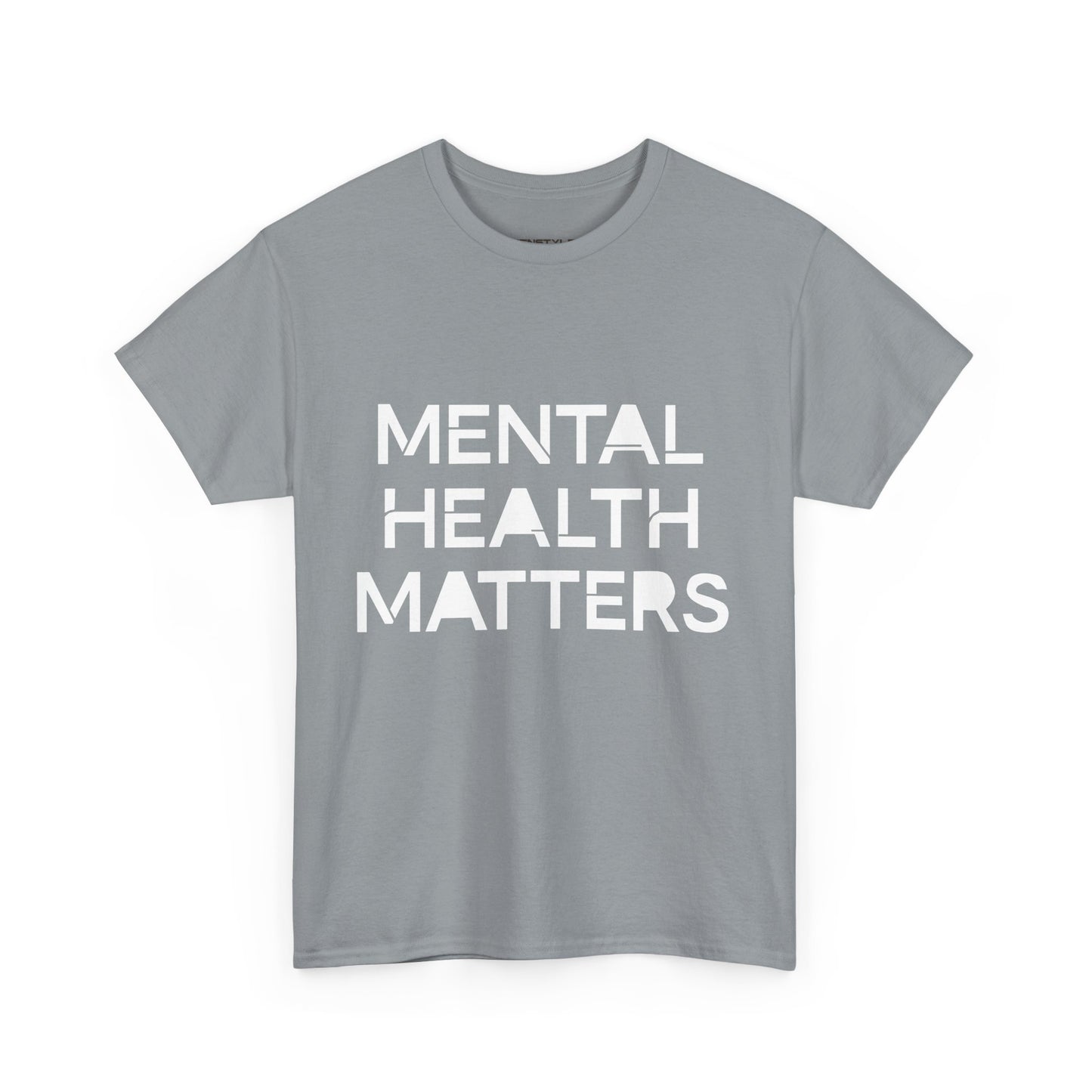 Mental Health Matters Unisex Heavy Cotton T-Shirt – Spread Awareness with Style