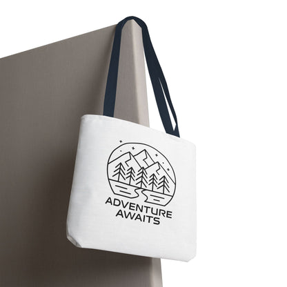 Adventure Awaits – Eco-Friendly Tote Bag for Nature Lovers, Travel Companion, Outdoor Enthusiast Gift, Camping Tote.