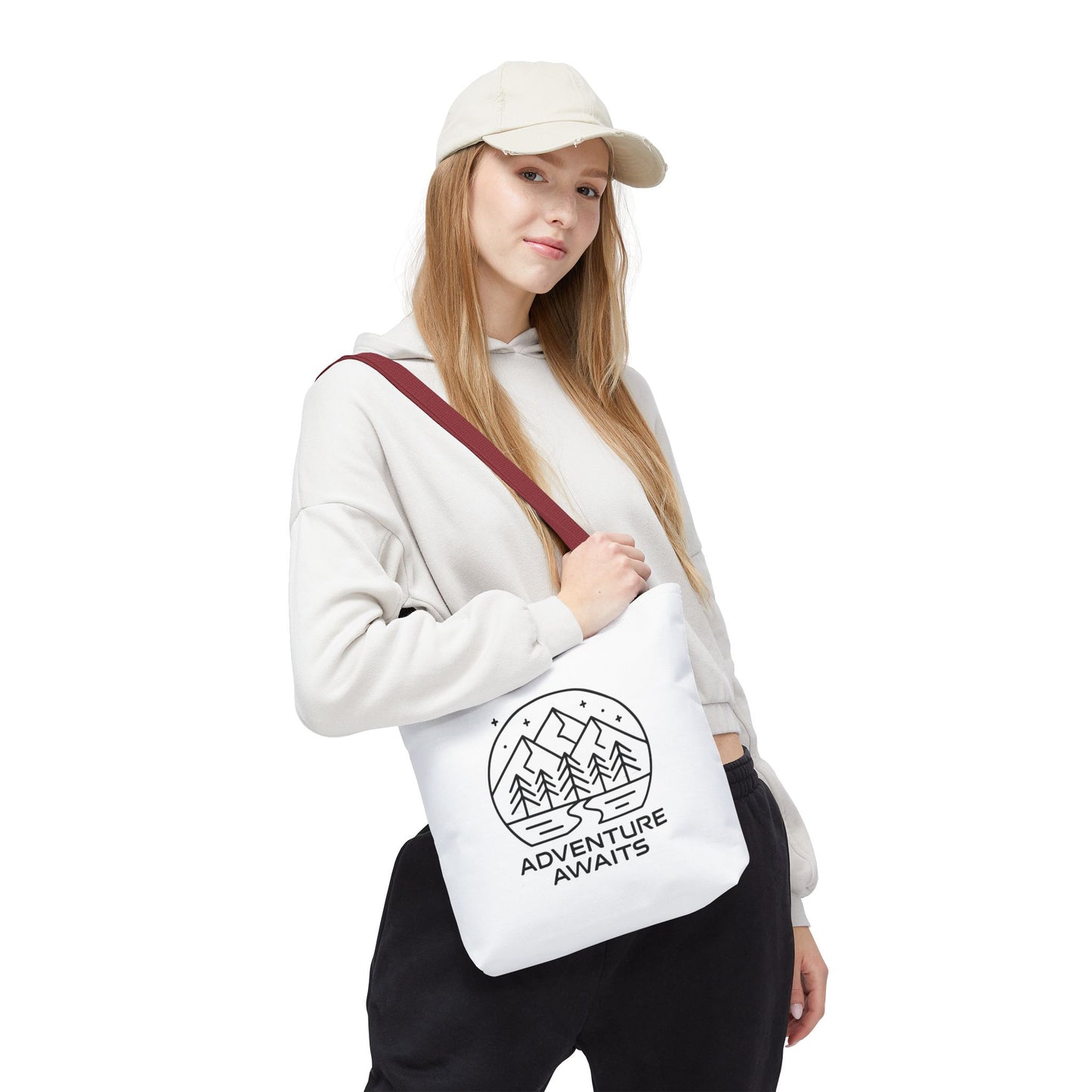 Adventure Awaits – Eco-Friendly Tote Bag for Nature Lovers, Travel Companion, Outdoor Enthusiast Gift, Camping Tote.
