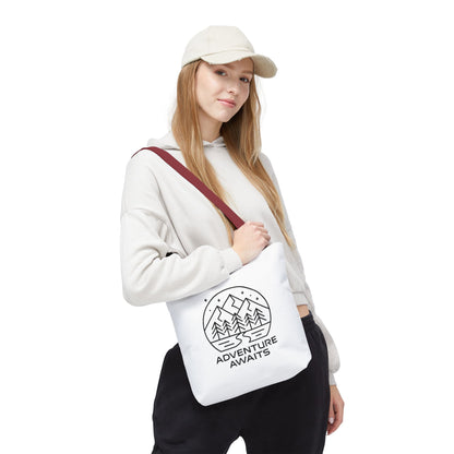 Adventure Awaits – Eco-Friendly Tote Bag for Nature Lovers, Travel Companion, Outdoor Enthusiast Gift, Camping Tote.