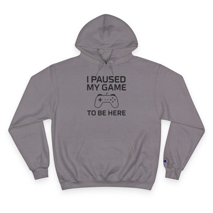 I Paused My Game to Be Here – Funny Gamer Hoodie for Men & Women, Perfect Gift for Gamers, Cozy Gaming Sweatshirt, Video Game Lover Apparel, Casual Gaming Style