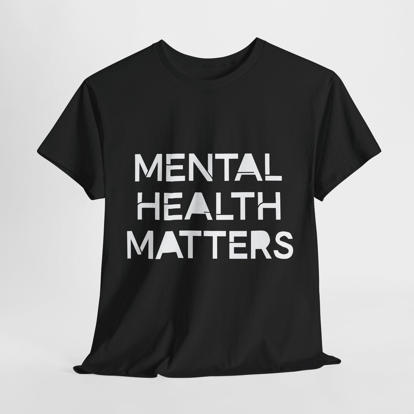 Mental Health Matters Unisex Heavy Cotton T-Shirt – Spread Awareness with Style