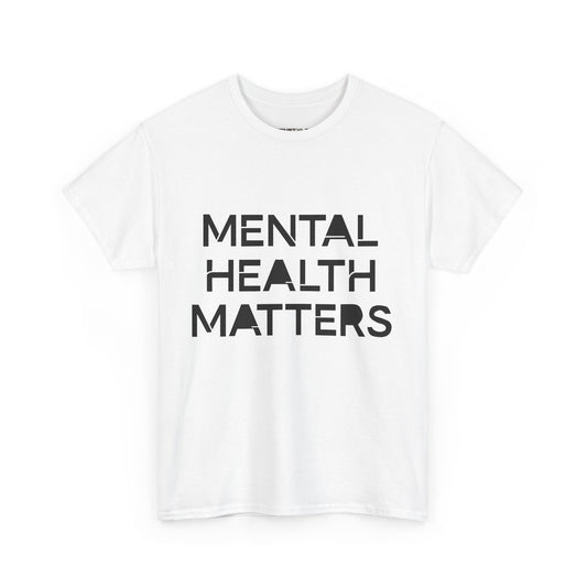 Mental Health Matters Unisex Heavy Cotton T-Shirt – Spread Awareness with Style