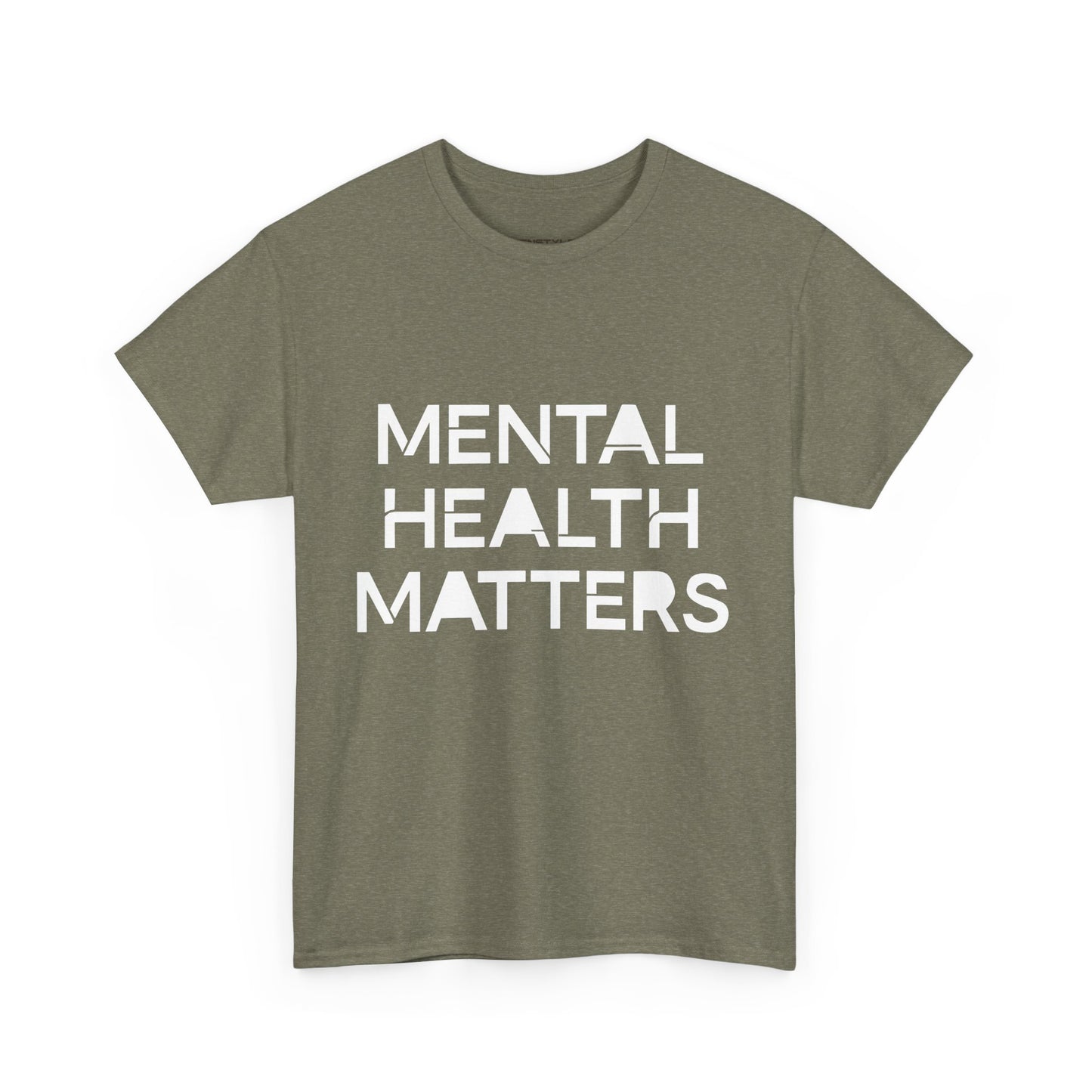 Mental Health Matters Unisex Heavy Cotton T-Shirt – Spread Awareness with Style