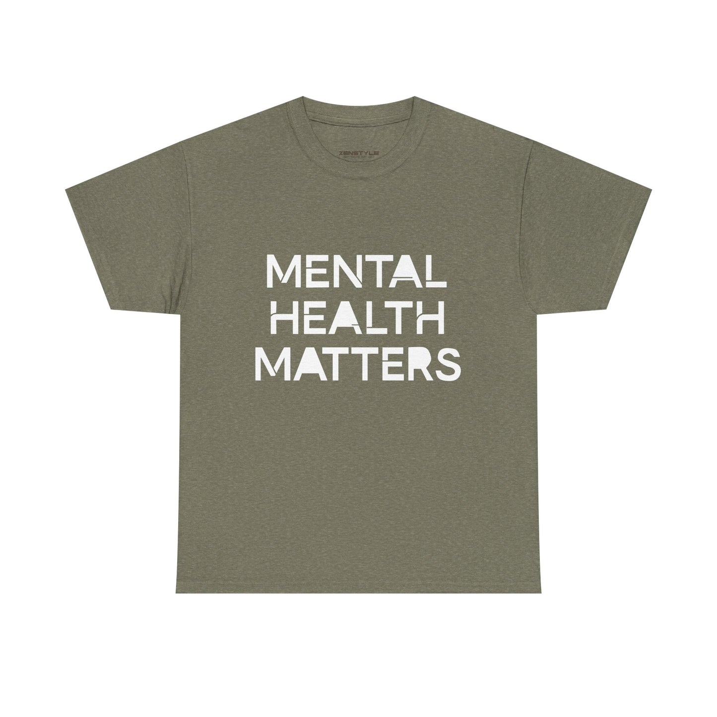 Mental Health Matters Unisex Heavy Cotton T-Shirt – Spread Awareness with Style