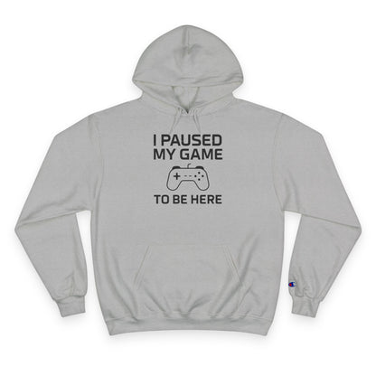 I Paused My Game to Be Here – Funny Gamer Hoodie for Men & Women, Perfect Gift for Gamers, Cozy Gaming Sweatshirt, Video Game Lover Apparel, Casual Gaming Style