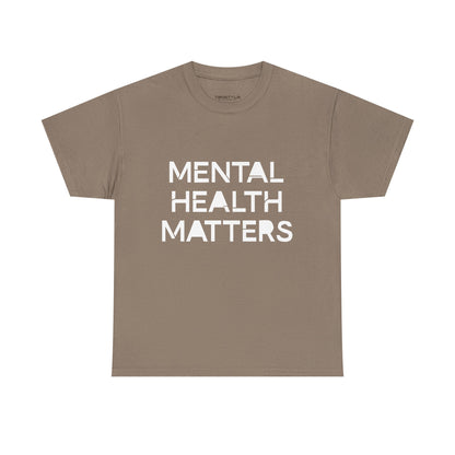 Mental Health Matters Unisex Heavy Cotton T-Shirt – Spread Awareness with Style