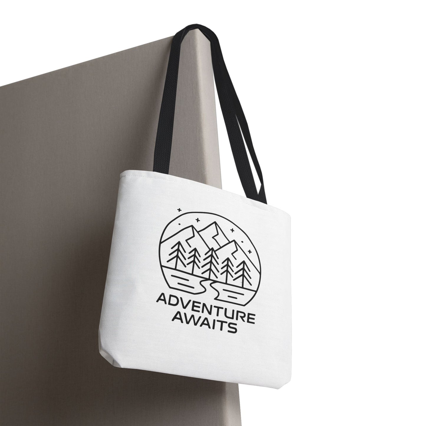 Adventure Awaits – Eco-Friendly Tote Bag for Nature Lovers, Travel Companion, Outdoor Enthusiast Gift, Camping Tote.