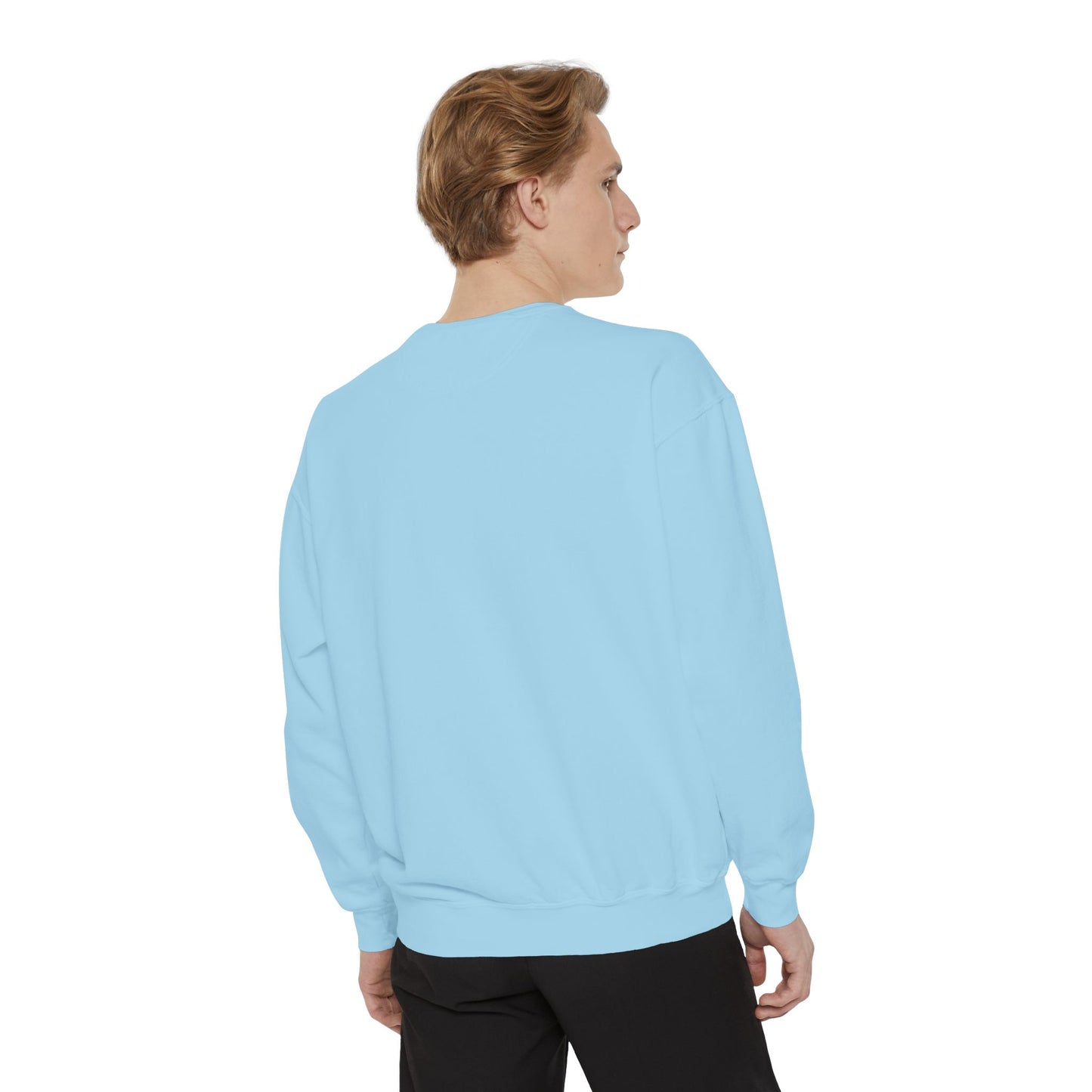 Hopeles For Noting Unisex Garment-Dyed Sweatshirt, Cozy Pullover, Casual Layer, Gift for Him, Street Art Fashion