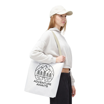 Adventure Awaits – Eco-Friendly Tote Bag for Nature Lovers, Travel Companion, Outdoor Enthusiast Gift, Camping Tote.
