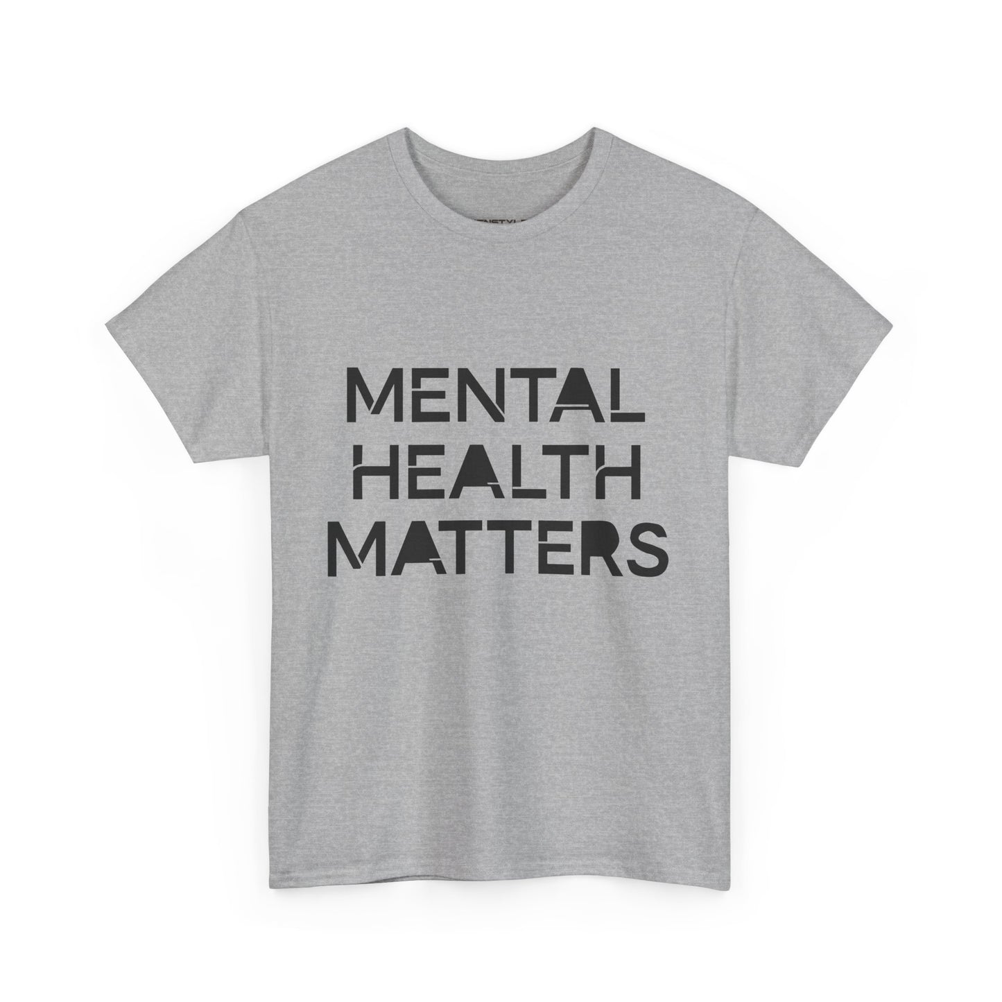 Mental Health Matters Unisex Heavy Cotton T-Shirt – Spread Awareness with Style