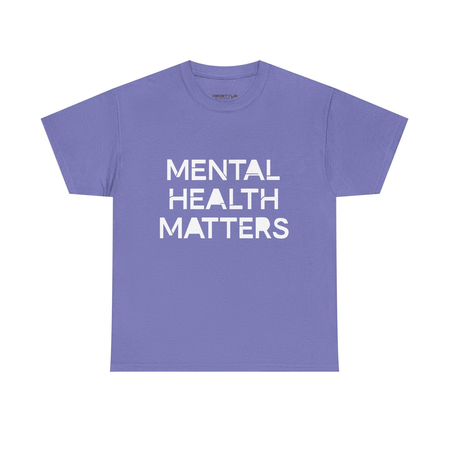 Mental Health Matters Unisex Heavy Cotton T-Shirt – Spread Awareness with Style