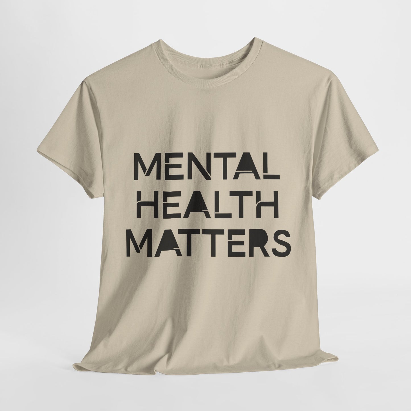 Mental Health Matters Unisex Heavy Cotton T-Shirt – Spread Awareness with Style