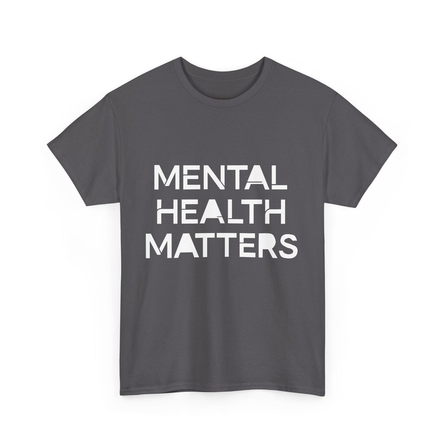 Mental Health Matters Unisex Heavy Cotton T-Shirt – Spread Awareness with Style