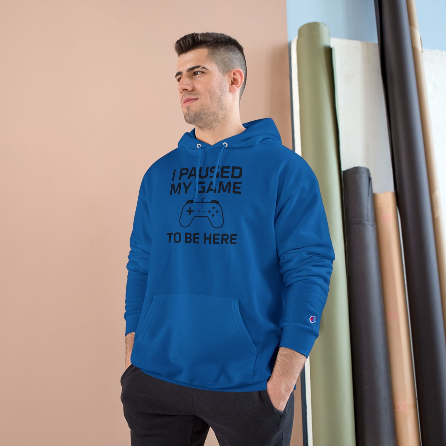 I Paused My Game to Be Here – Funny Gamer Hoodie for Men & Women, Perfect Gift for Gamers, Cozy Gaming Sweatshirt, Video Game Lover Apparel, Casual Gaming Style