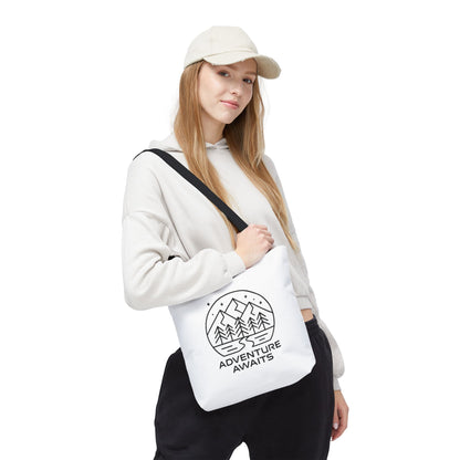 Adventure Awaits – Eco-Friendly Tote Bag for Nature Lovers, Travel Companion, Outdoor Enthusiast Gift, Camping Tote.