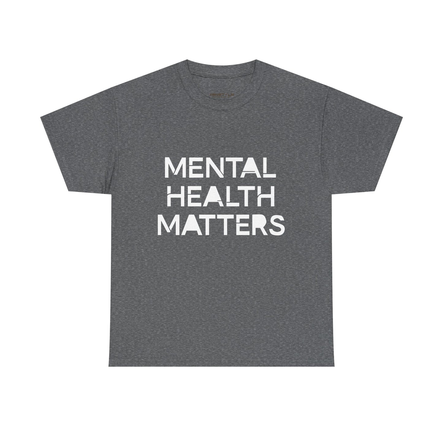 Mental Health Matters Unisex Heavy Cotton T-Shirt – Spread Awareness with Style