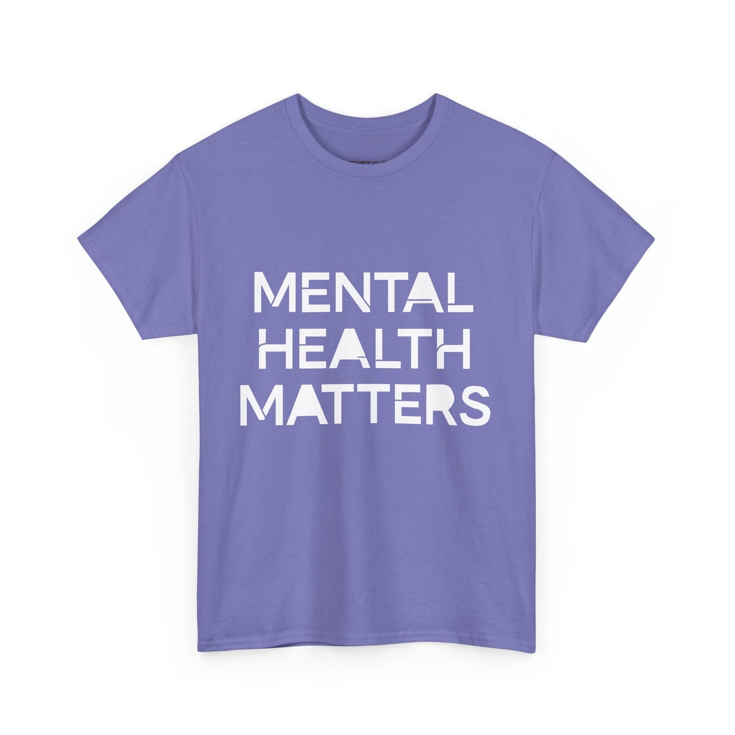 Mental Health Matters Unisex Heavy Cotton T-Shirt – Spread Awareness with Style