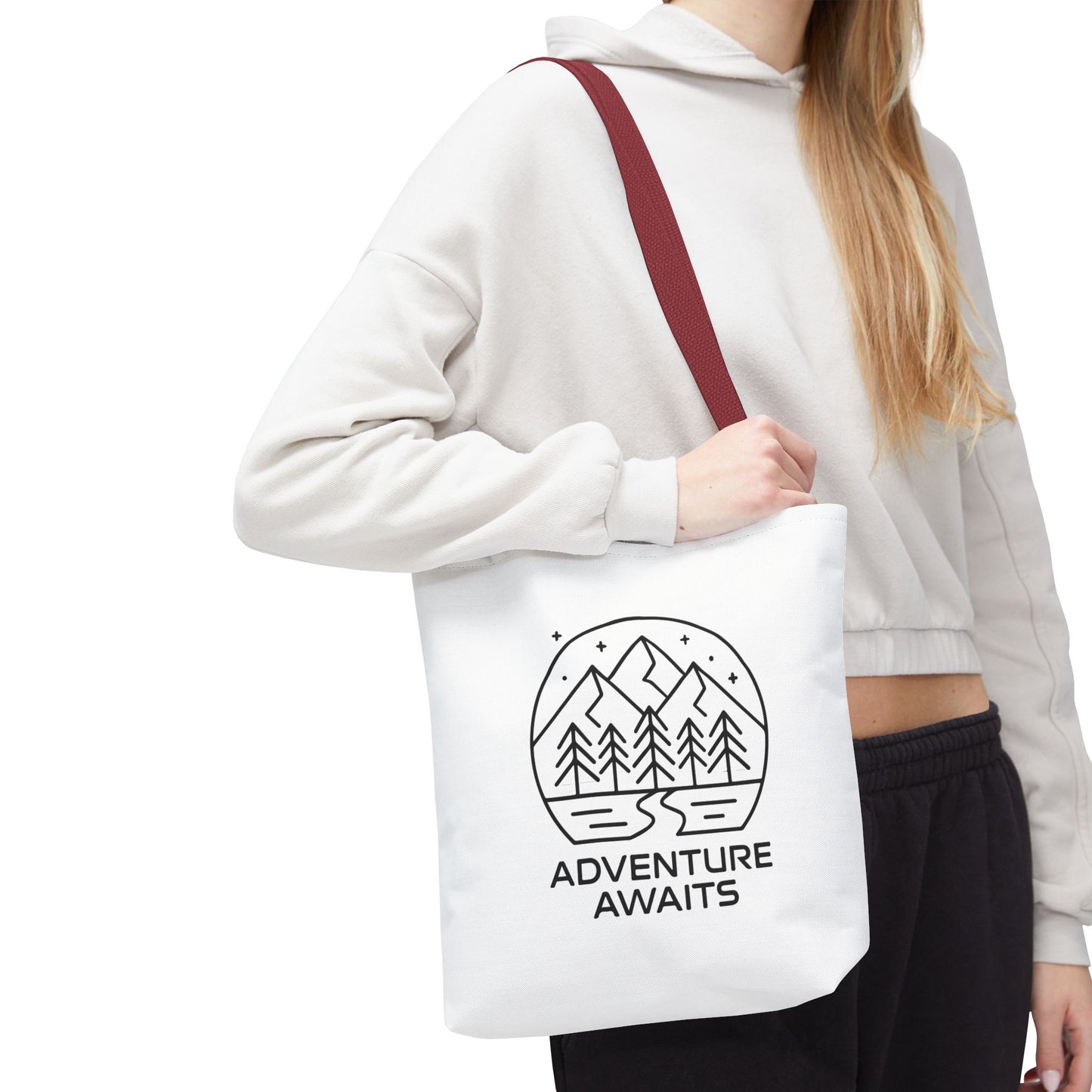Adventure Awaits – Eco-Friendly Tote Bag for Nature Lovers, Travel Companion, Outdoor Enthusiast Gift, Camping Tote.