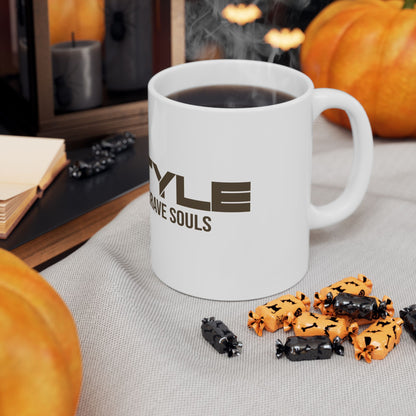 Bold Spirit Ceramic Mug –  Perfect for Coffee Lovers, Gift for Brave Souls, Motivational Drinkware  for Brave Souls, Unique Kitchen Decor, Home Office | ZenStyle Original