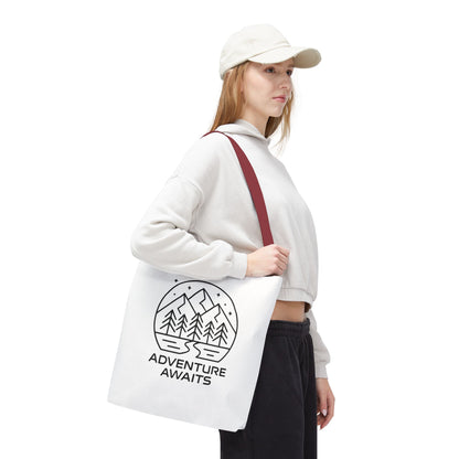 Adventure Awaits – Eco-Friendly Tote Bag for Nature Lovers, Travel Companion, Outdoor Enthusiast Gift, Camping Tote.