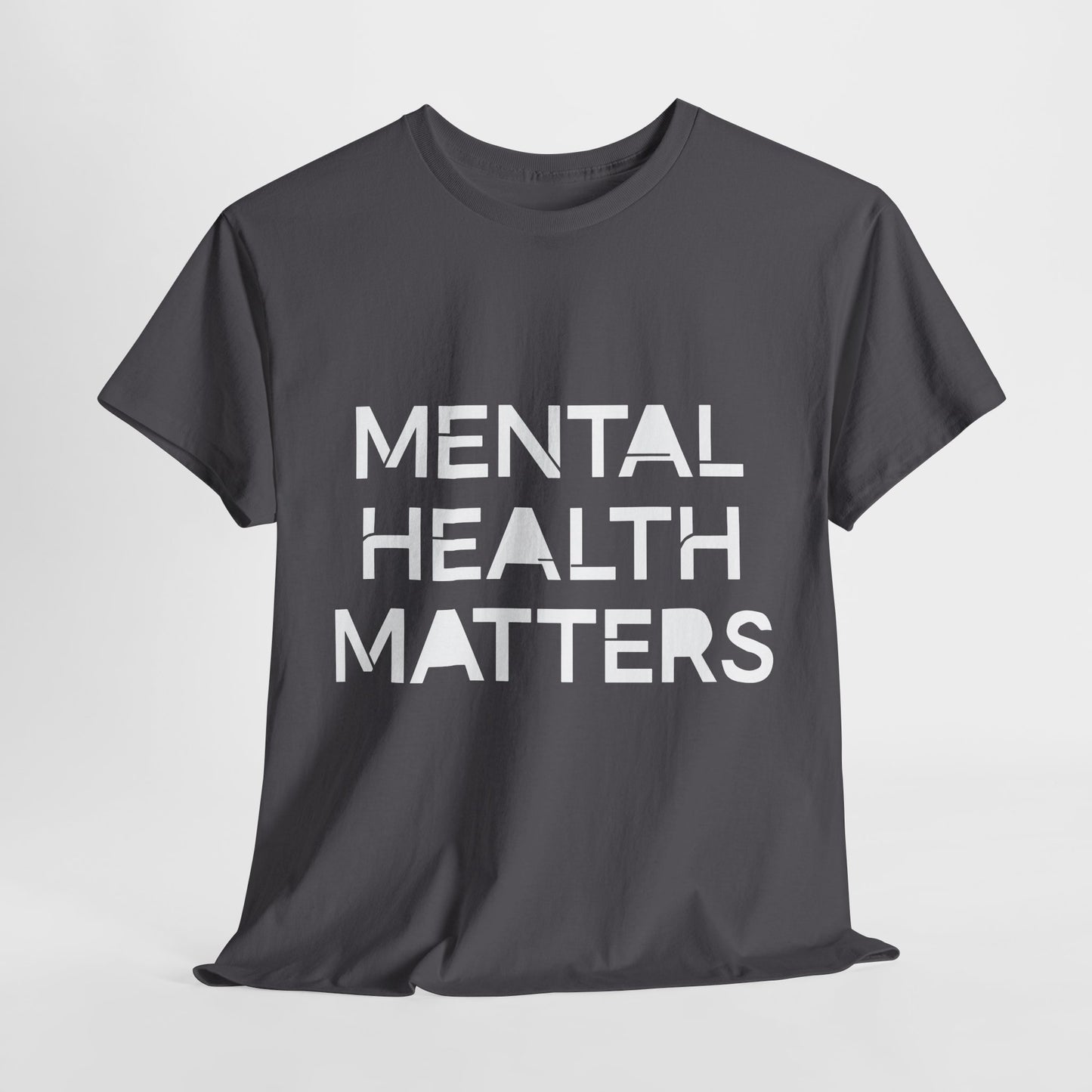 Mental Health Matters Unisex Heavy Cotton T-Shirt – Spread Awareness with Style
