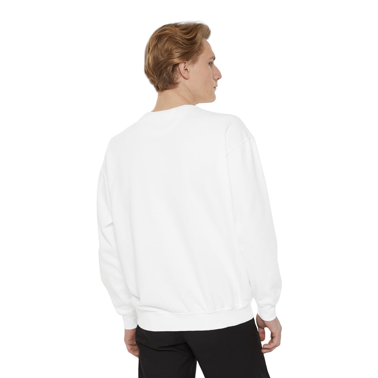 Hopeles For Noting Unisex Garment-Dyed Sweatshirt, Cozy Pullover, Casual Layer, Gift for Him, Street Art Fashion