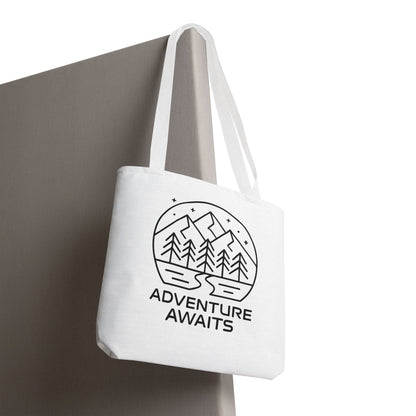 Adventure Awaits – Eco-Friendly Tote Bag for Nature Lovers, Travel Companion, Outdoor Enthusiast Gift, Camping Tote.