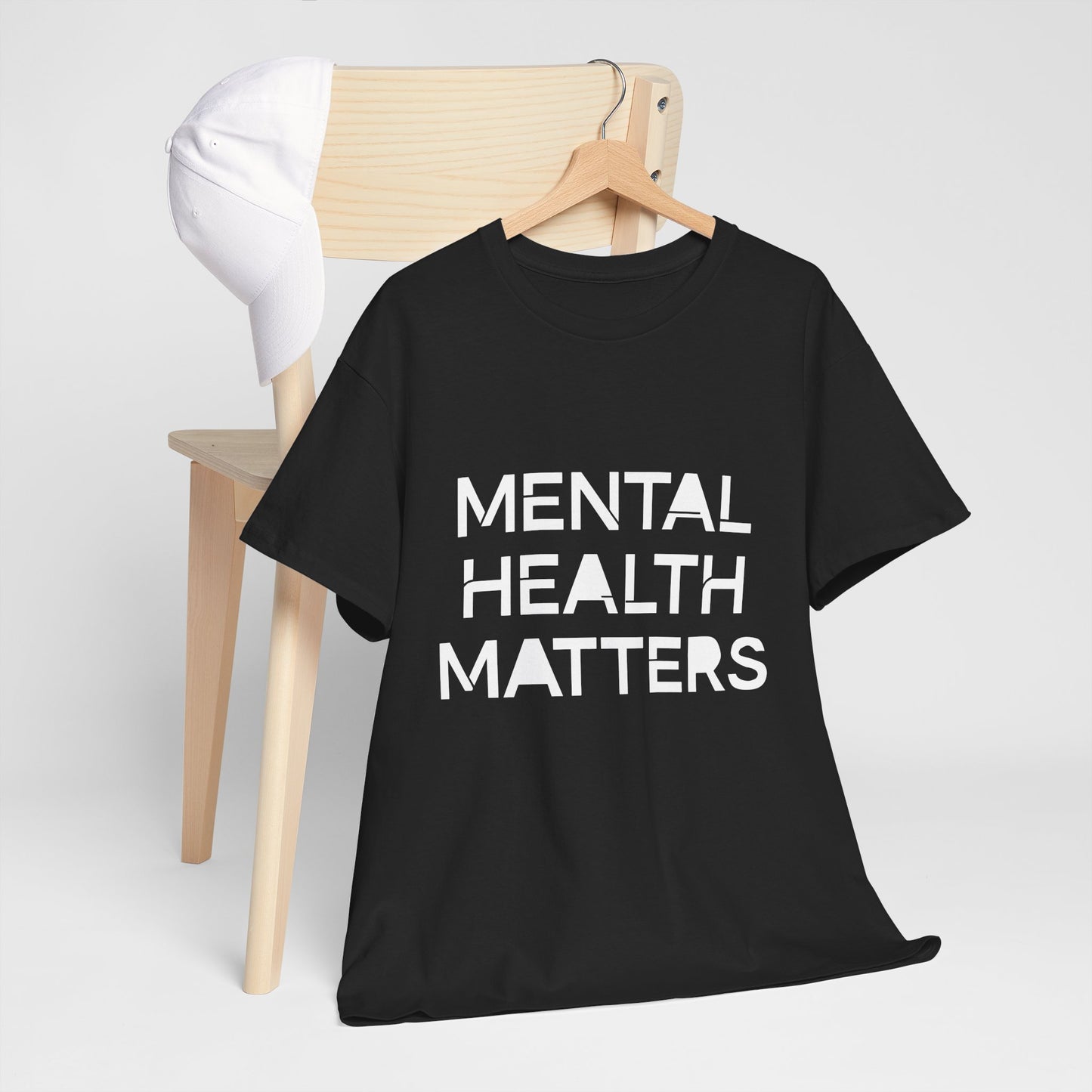 Mental Health Matters Unisex Heavy Cotton T-Shirt – Spread Awareness with Style