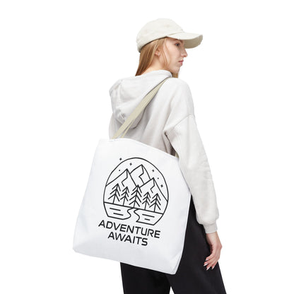 Adventure Awaits – Eco-Friendly Tote Bag for Nature Lovers, Travel Companion, Outdoor Enthusiast Gift, Camping Tote.