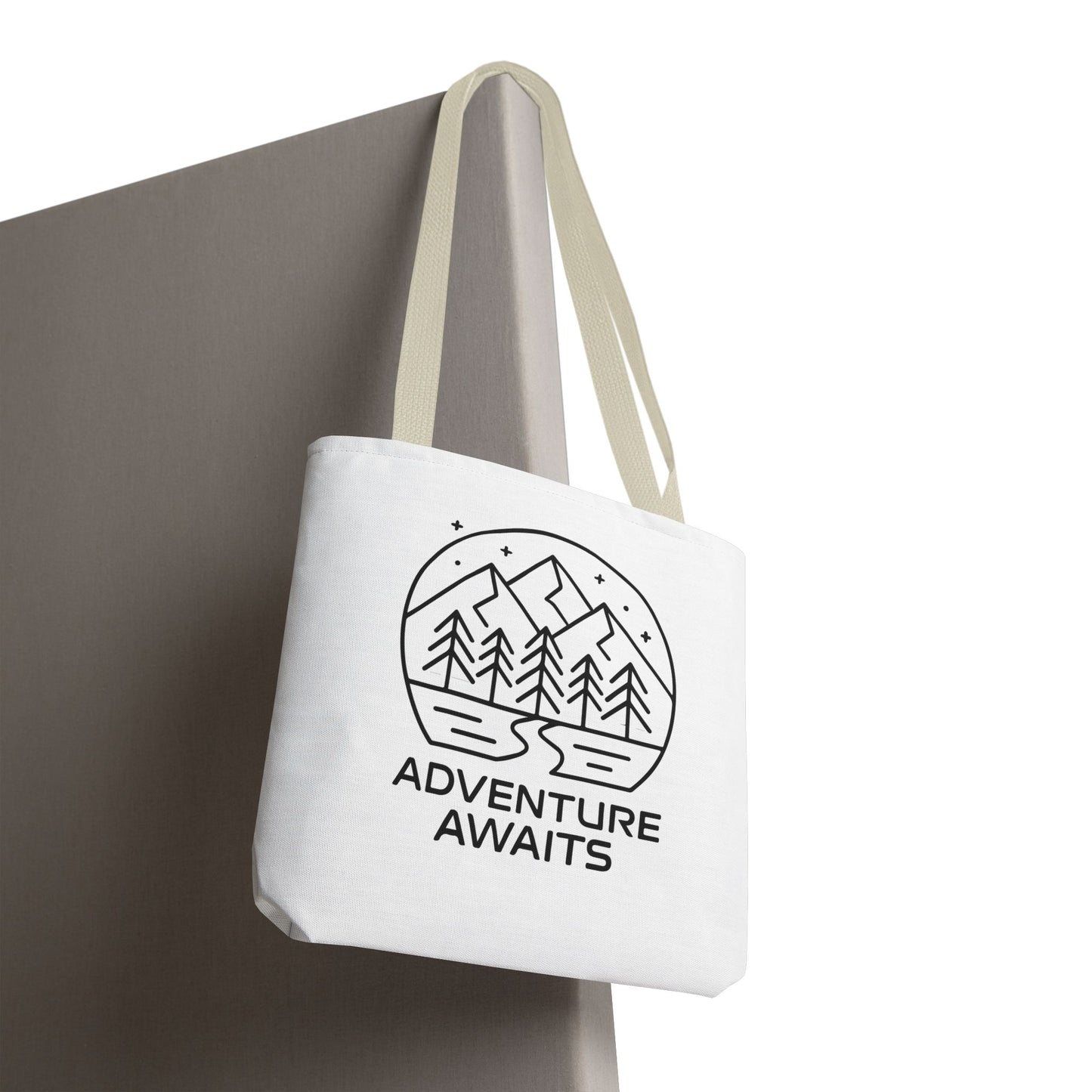 Adventure Awaits – Eco-Friendly Tote Bag for Nature Lovers, Travel Companion, Outdoor Enthusiast Gift, Camping Tote.