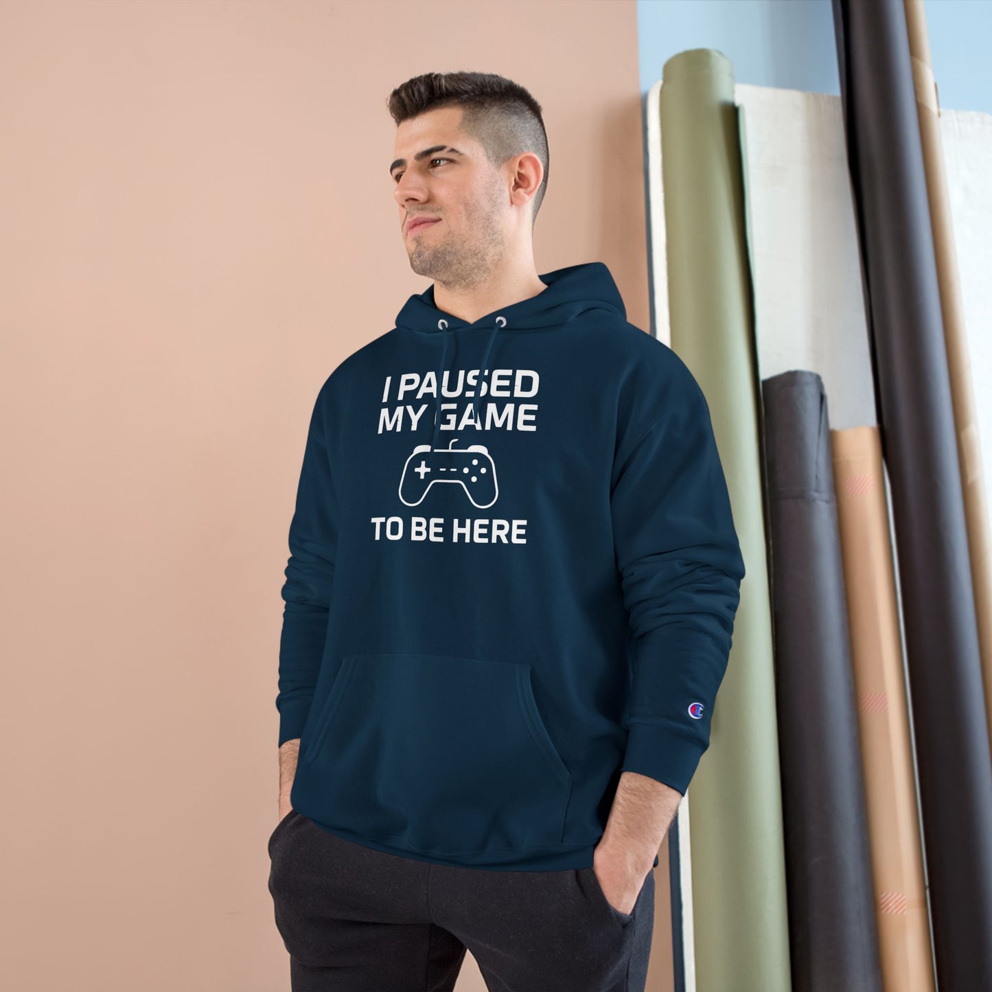 I Paused My Game to Be Here – Funny Gamer Hoodie for Men & Women, Perfect Gift for Gamers, Cozy Gaming Sweatshirt, Video Game Lover Apparel, Casual Gaming Style