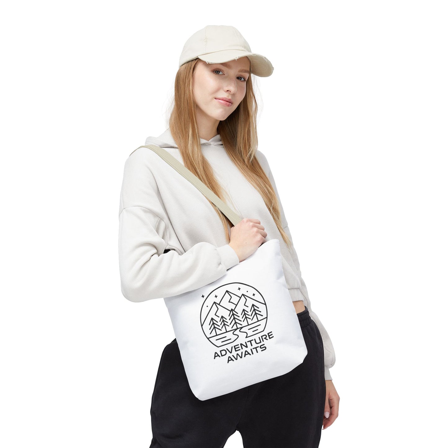 Adventure Awaits – Eco-Friendly Tote Bag for Nature Lovers, Travel Companion, Outdoor Enthusiast Gift, Camping Tote.