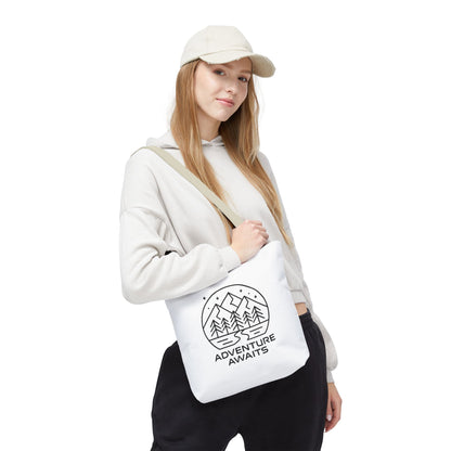 Adventure Awaits – Eco-Friendly Tote Bag for Nature Lovers, Travel Companion, Outdoor Enthusiast Gift, Camping Tote.